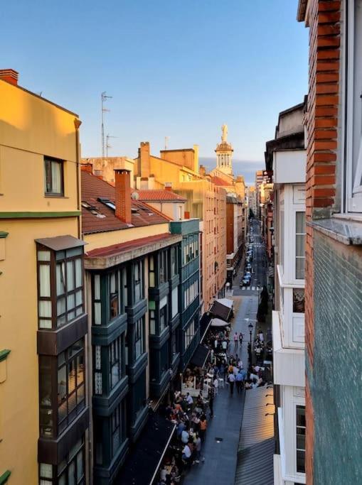 191A Apartamento Centrico Gijon Bagian luar foto